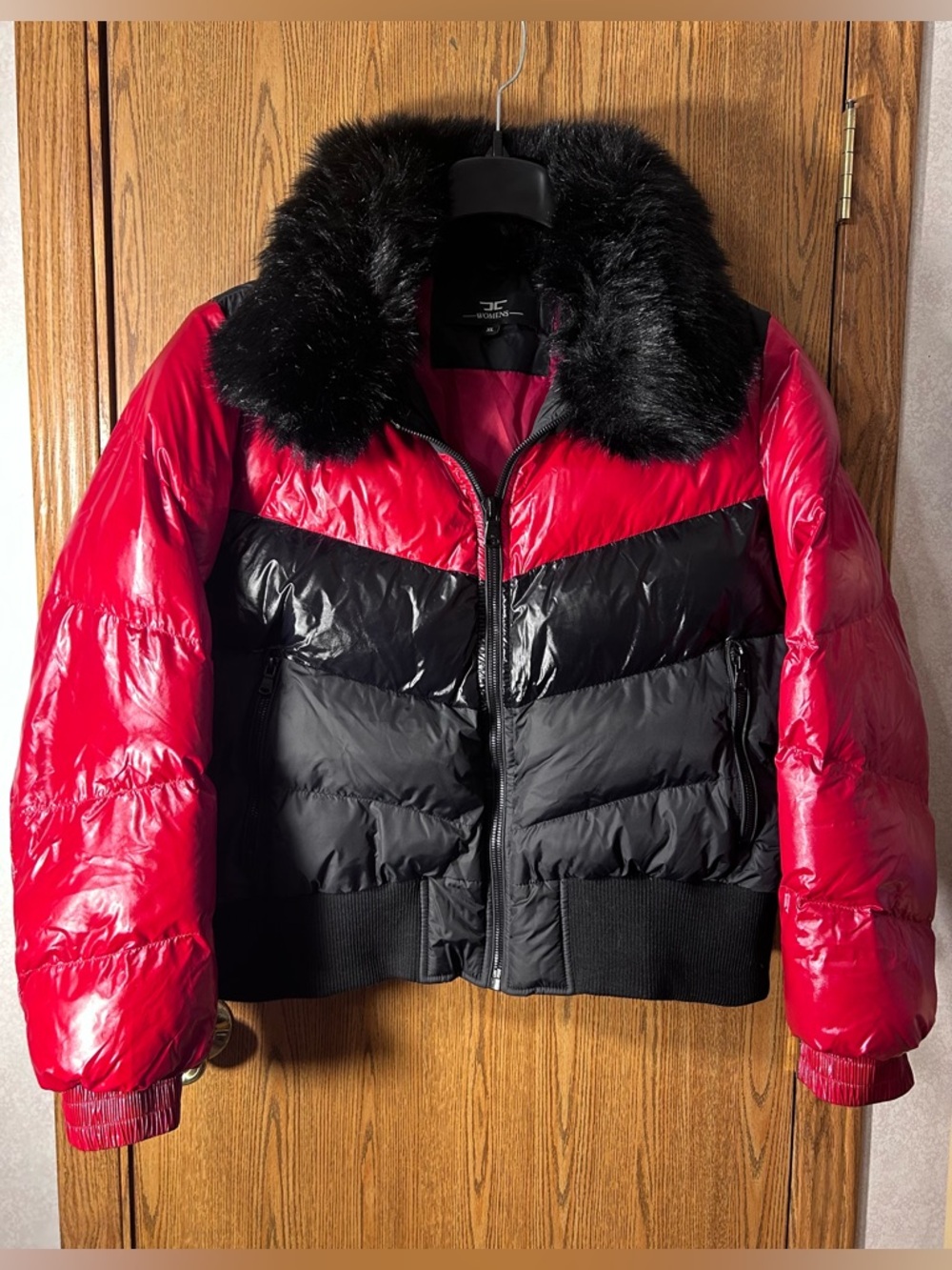 Jordan Craig Nylon Puffer Coat w/ Faux Fur Trim - Picture 2 of 5